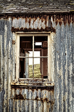 Isle of Scalpay. Peeling Paint and Rust.   Eilean Siar, Scotland.