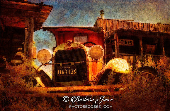 Vintage Abandoned Auto at Jerome. Arizona. USA.