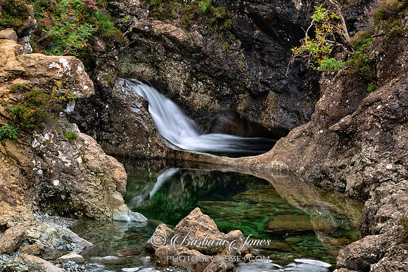 Fairy Pools Grotto Glen Brittle Isle of Skye Scotland.