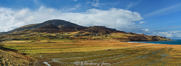 Staffin Pano 30 x 11 ins. Trotternish. Isle of Skye. Scotland.