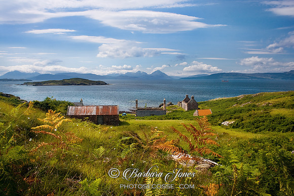 Coillegillie, view of Skye, Applecross,.Scotland.
