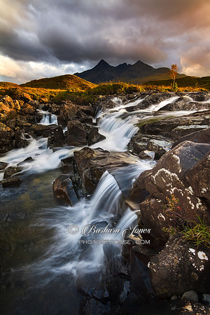 Sgurr nan Gillean in late September. Sligachan. Isle of Skye. Scotland.