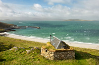 Eriskay a view to Barra, The Uists Scotland.