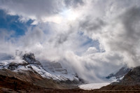 Athabasca Mountains Cloudscape Alberta Canada