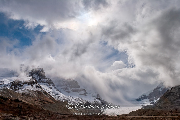 Athabasca Mountains Cloudscape Alberta Canada