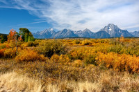 Grand Teton Fall Colours Wyoming USA