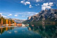 Lake Minnewanka Banff Alberta Western Canada