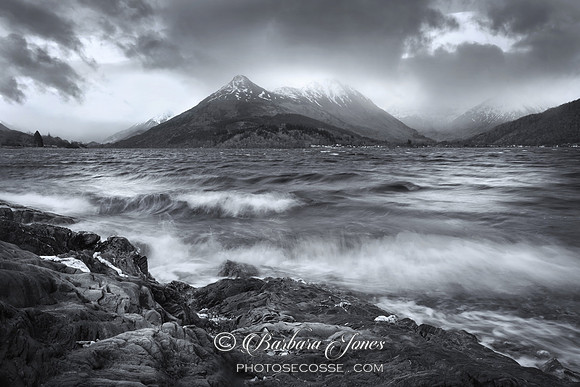 Stormy Weather Loch Leven Scotland