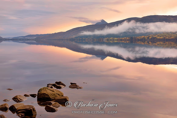 Schiehallion Sunrise Loch Rannoch Perthshire Scotland.