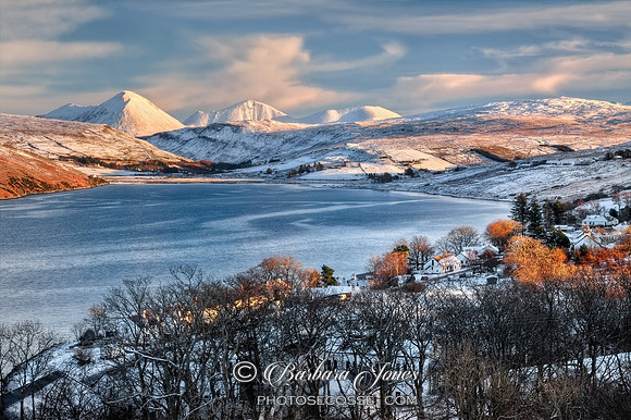 Loch Harport and Carbost  Skye, Scotland.