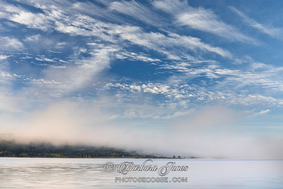 Loch Rannoch Morning Skies Perthshire Scotland.
