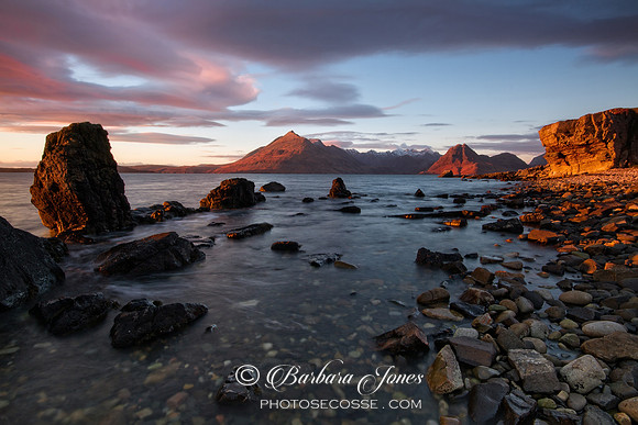 Elgol Sunset November light. Isle of Skye. Scotland.