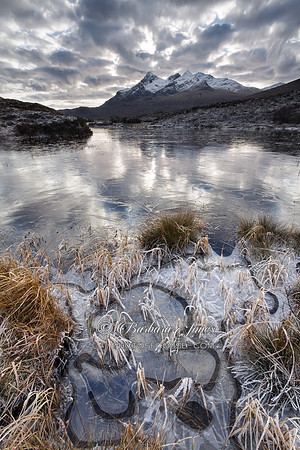 Sgurr Nan Gillean in December. Sligachan. Isle of Skye. Scotland.