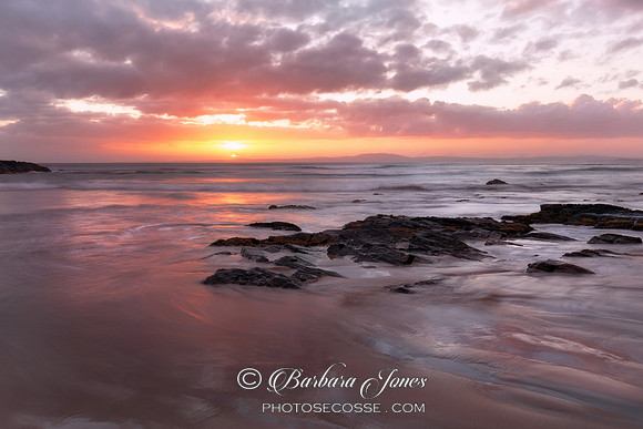 Kintra Beach  Sunset Islay Scotland.