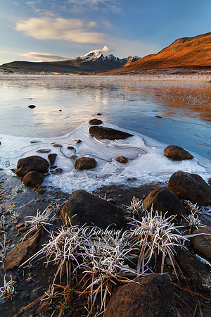 Blaven across Loch Cill Chriosd in Winter. #1.  Isle of Skye. Scotland.