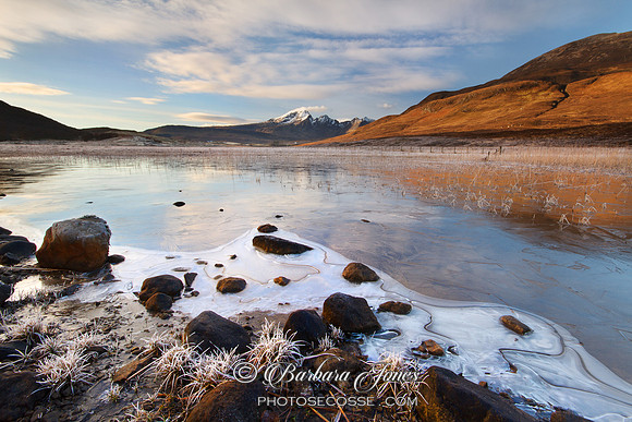 Blaven across Loch Cill Chriosd in Winter #2.  Isle of Skye. Scotland.