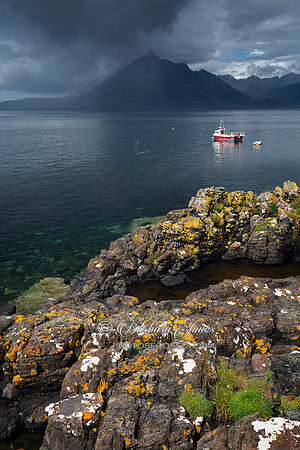 Elgol  Summer Shower Isle of Skye Scotland.