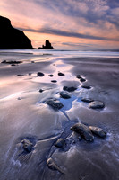Talisker Beach Sunset Isle of Skye