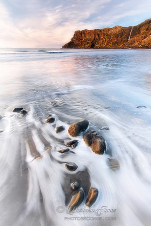 Talisker Beach Seascape Isle of Skye Scotland