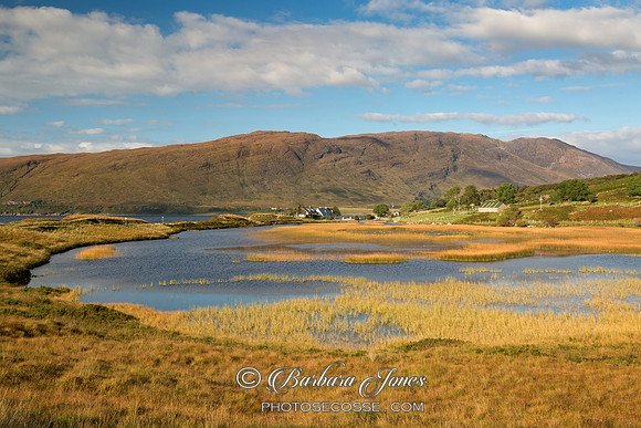 Applecross. Loch a' Mhuilinn in Autumn.  Milton.  Scotland.