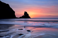 Talisker Bay Setting Sun Isle of Skye