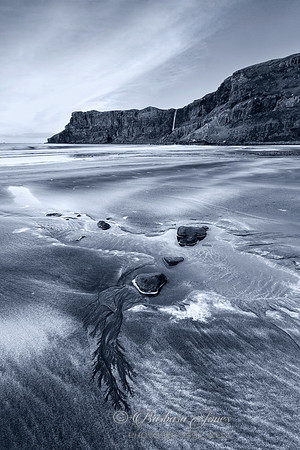 Talisker Beach and Cliff  Isle of Skye