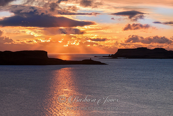 Loch Harport Sunbeams Isle of Skye