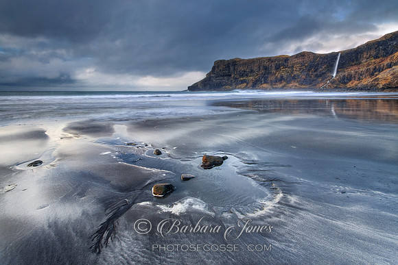 Talisker Beach Rock Pool Isle of Skye.