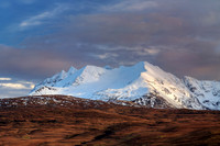 Cuillins Winter Snow Isle of Skye Scotland.