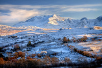 Cuillins in Winter Isle of Skye Scotland.