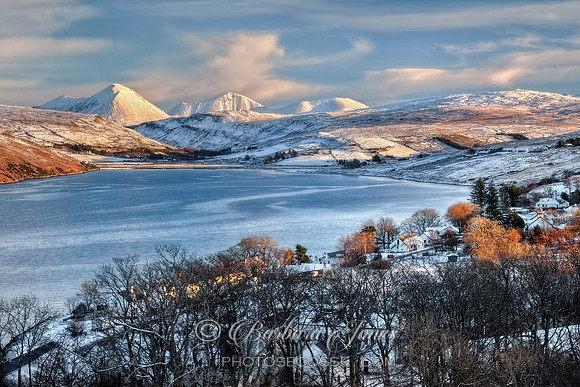 Loch Harport in Winter Isle of Skye.