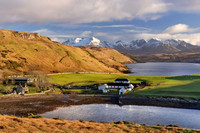 Gesto Farm and The Cuillins Isle of Skye