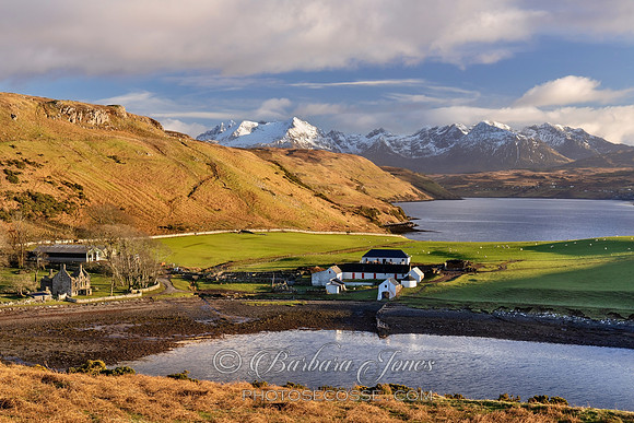 Gesto Farm and The Cuillins Isle of Skye