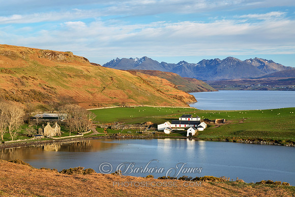 Gesto Farm in Spring Isle of Skye  Scotland.