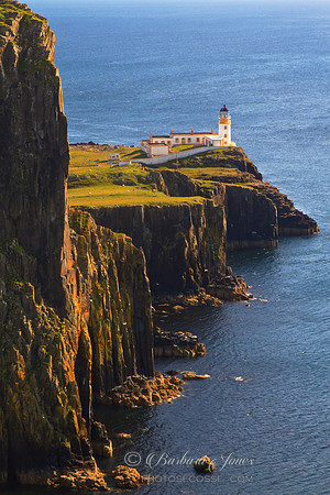 Neist Lighthouse Evening Light Isle of Skye.