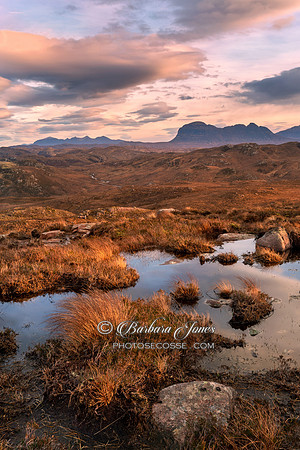 Suilven and Quinag Druim Bad a Ghaill  Scotland