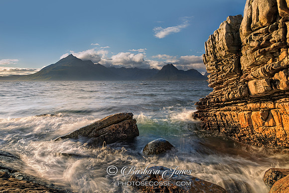 Elgol Beach Ball. Loch Scavaig. Pre Sunset Light. Isle of Skye. Scotland.