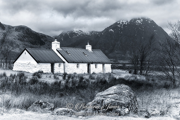 Blackrock Cottage in Mono Glencoe Scotland.