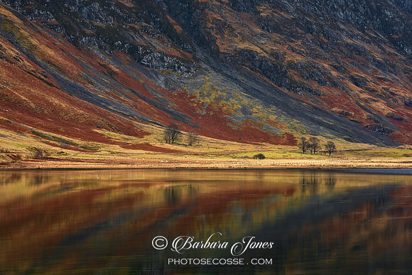 Loch Achtriochtan Reflections Glencoe Scotland