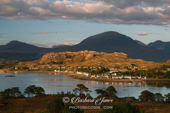 Shieldaig  Autumn Evening  Torridon  Scotland.