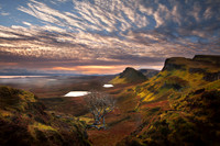Quiraing at Sunrise . Staffin, Trotternish Peninsula. Isle of Skye. Scotland.
