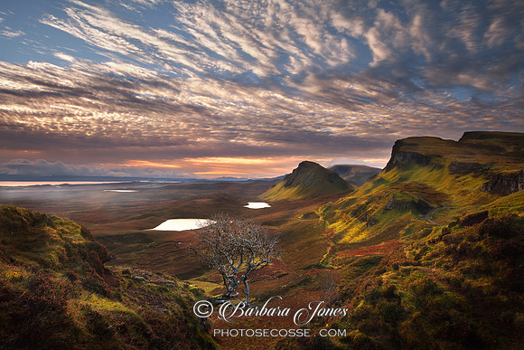 Quiraing at Sunrise . Staffin, Trotternish Peninsula. Isle of Skye. Scotland.
