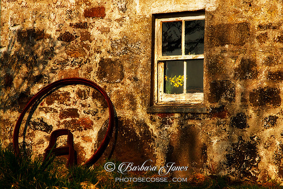 Isle of Eigg, Scotland. Cottage Window.