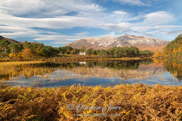 Beinn Eighe Loch Coulin in Autumn Torridon Scotland