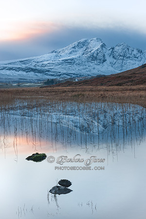 Blaven in the Gloaming. Cill Chriosd. Isle of Skye. Scotland.