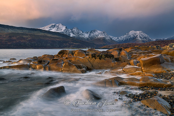 Camus Malag in November. Kilbride. Torrin. Isle of Skye. Scotland.