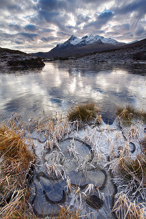 Sgurr Nan Gillean in December. Sligachan. Isle of Skye. Scotland.