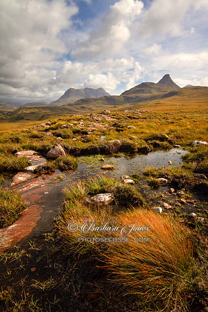 Stac Pollaidh from Druim Bad a Ghaill  Scotland.