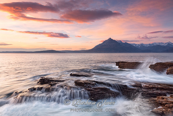 Elgol Cuillin Sunset Loch Scavaig Isle of Skye. Scotland.