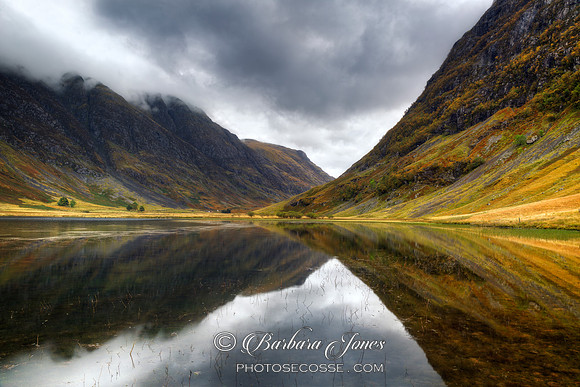 Loch Achtriochtan Grim Mood  Glencoe Scotland
